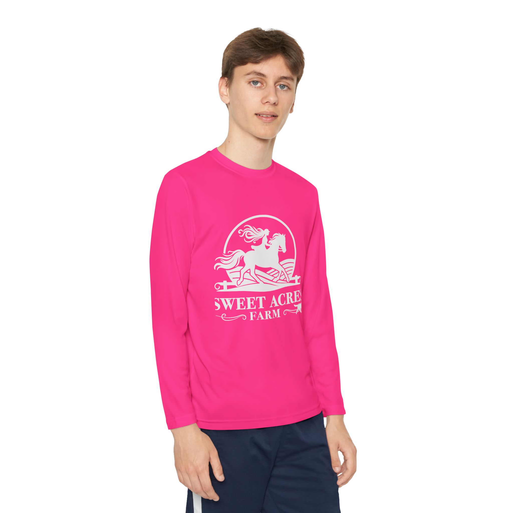 Sweet Acres Farm Youth Long Sleeve Tee — 'Out of Bounds' Surf/Skate Competitor Shirt - Image 7