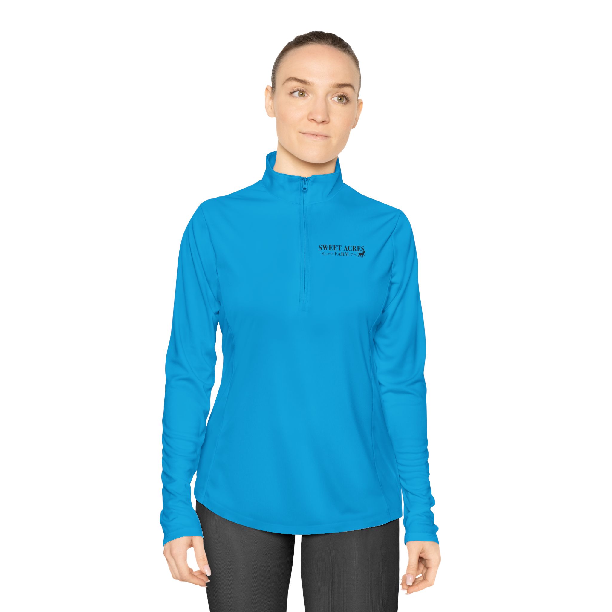 Sweet Acres Farm, Women's Quarter-Zip Pullover - Image 3