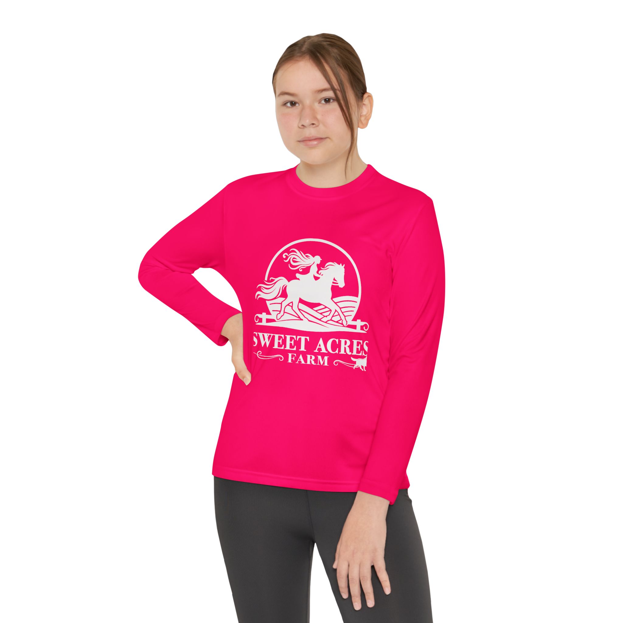 Sweet Acres Farm Youth Long Sleeve Tee — 'Out of Bounds' Surf/Skate Competitor Shirt - Image 12