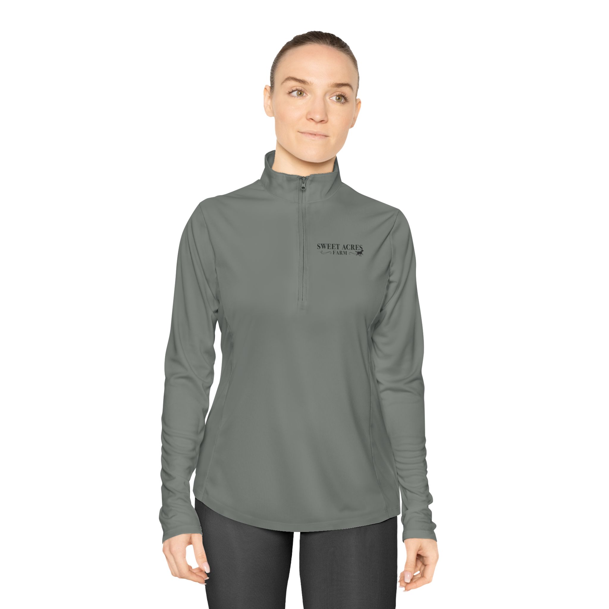 Sweet Acres Farm, Women's Quarter-Zip Pullover - Image 6