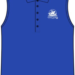 Sweet Acres Farm Sleeveless Women's Polo – UV Dry Zone Micro-Mesh (Embroidered Logo)