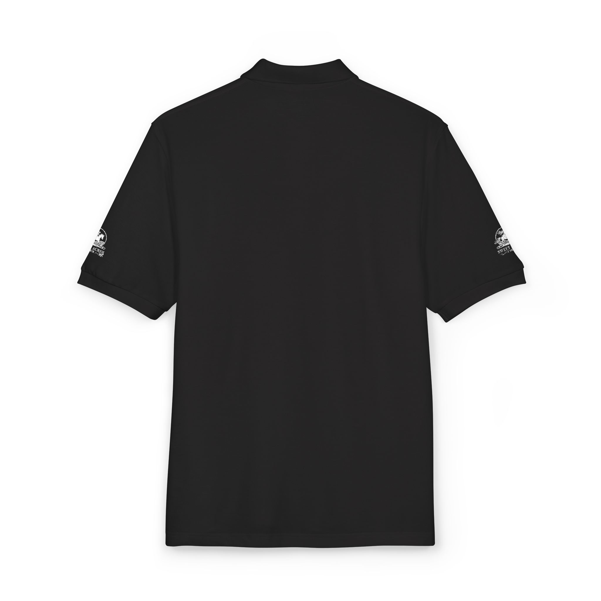 Sweet Acres Farm Unisex Polo, White Logo - Image 15