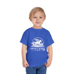 Sweet Acres Farm Toddler Tee – Royal Blue