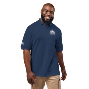 Sweet Acres Farm Unisex Polo, White Logo
