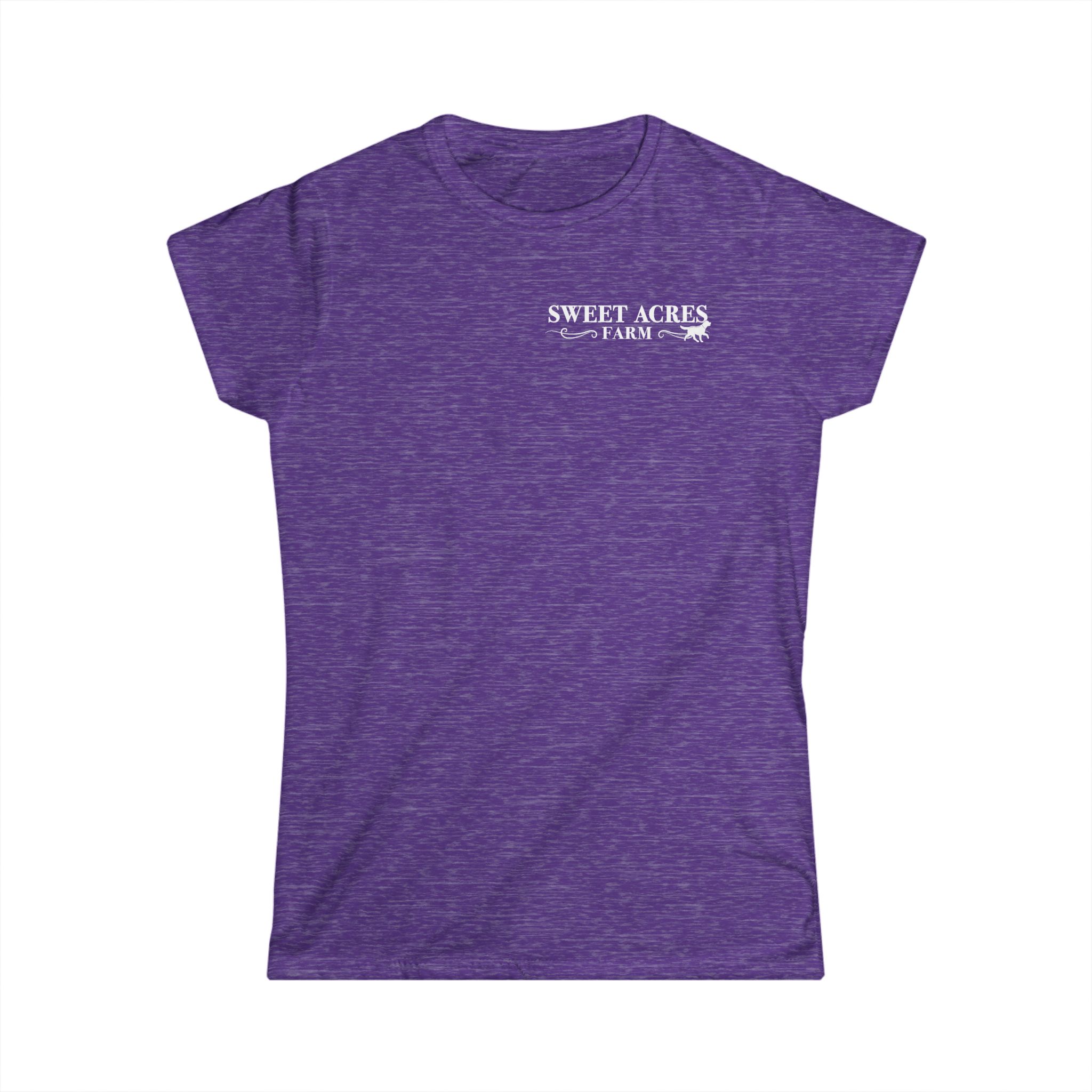 Sweet Acres Farm Women's Softstyle Classic Crewneck T-Shirt - Image 19