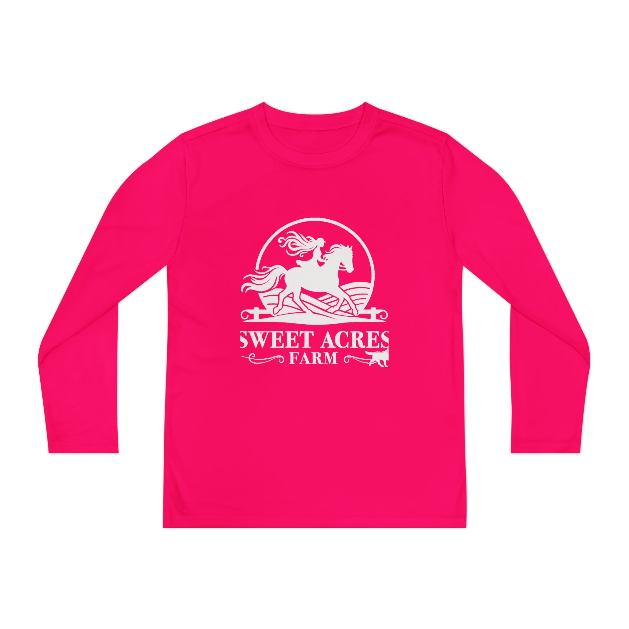Sweet Acres Farm Youth Long Sleeve Tee — 'Out of Bounds' Surf/Skate Competitor Shirt - Image 9