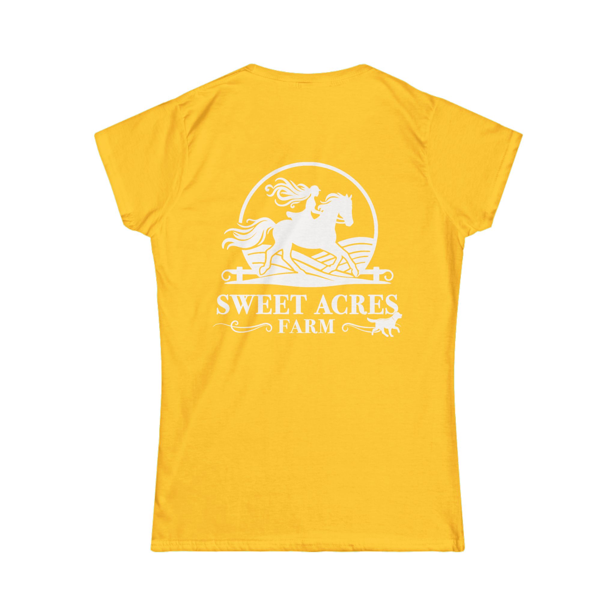 Sweet Acres Farm Women's Softstyle Classic Crewneck T-Shirt - Image 8