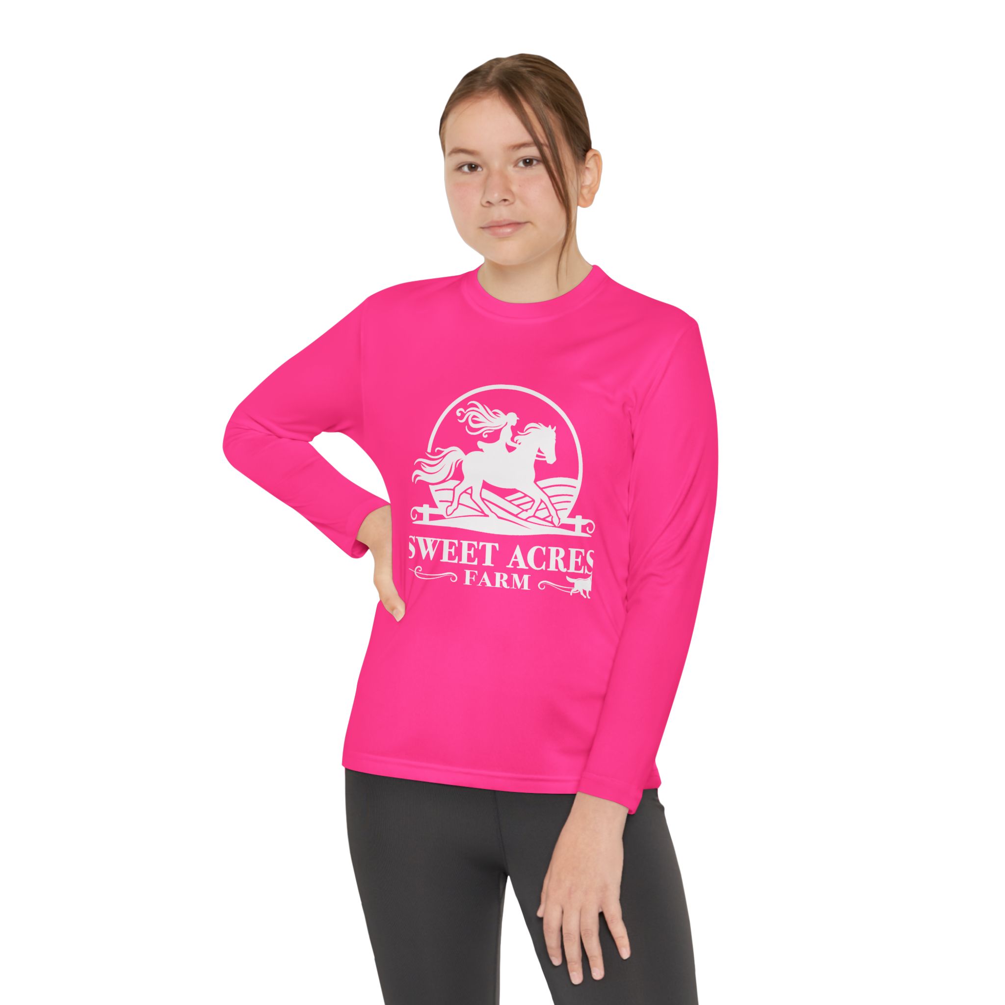 Sweet Acres Farm Youth Long Sleeve Tee — 'Out of Bounds' Surf/Skate Competitor Shirt - Image 8